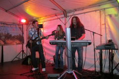 Abends spielte die Live-Band "The Twins" by Dr. Piper, 17.09.2011 (Foto: Marcus Zimmermann, Dahn)