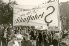 Auch die Schüler der Dahner Schulen gingen auf die Barrikaden